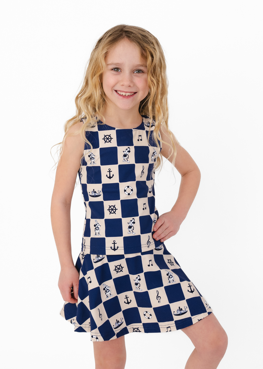 Steamboat Willie Girls Activewear Set