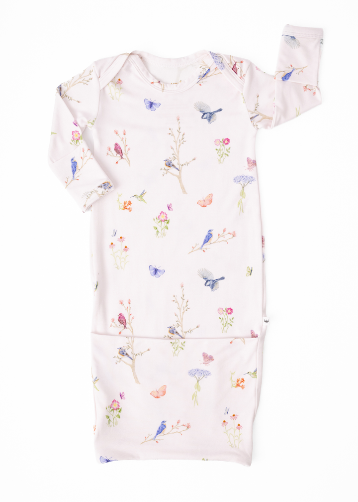 Willow Garden Bamboo Newborn Gown
