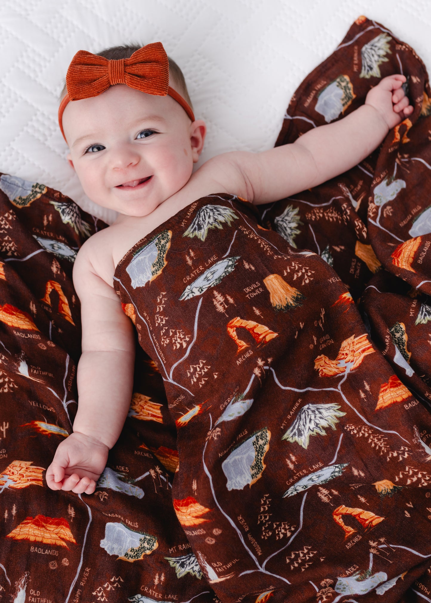 Roadtrip Swaddle Blanket