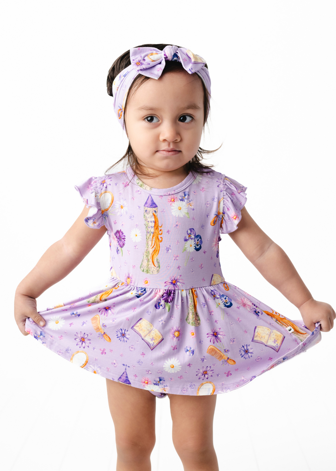 Rapunzel Baby Flutter Dress