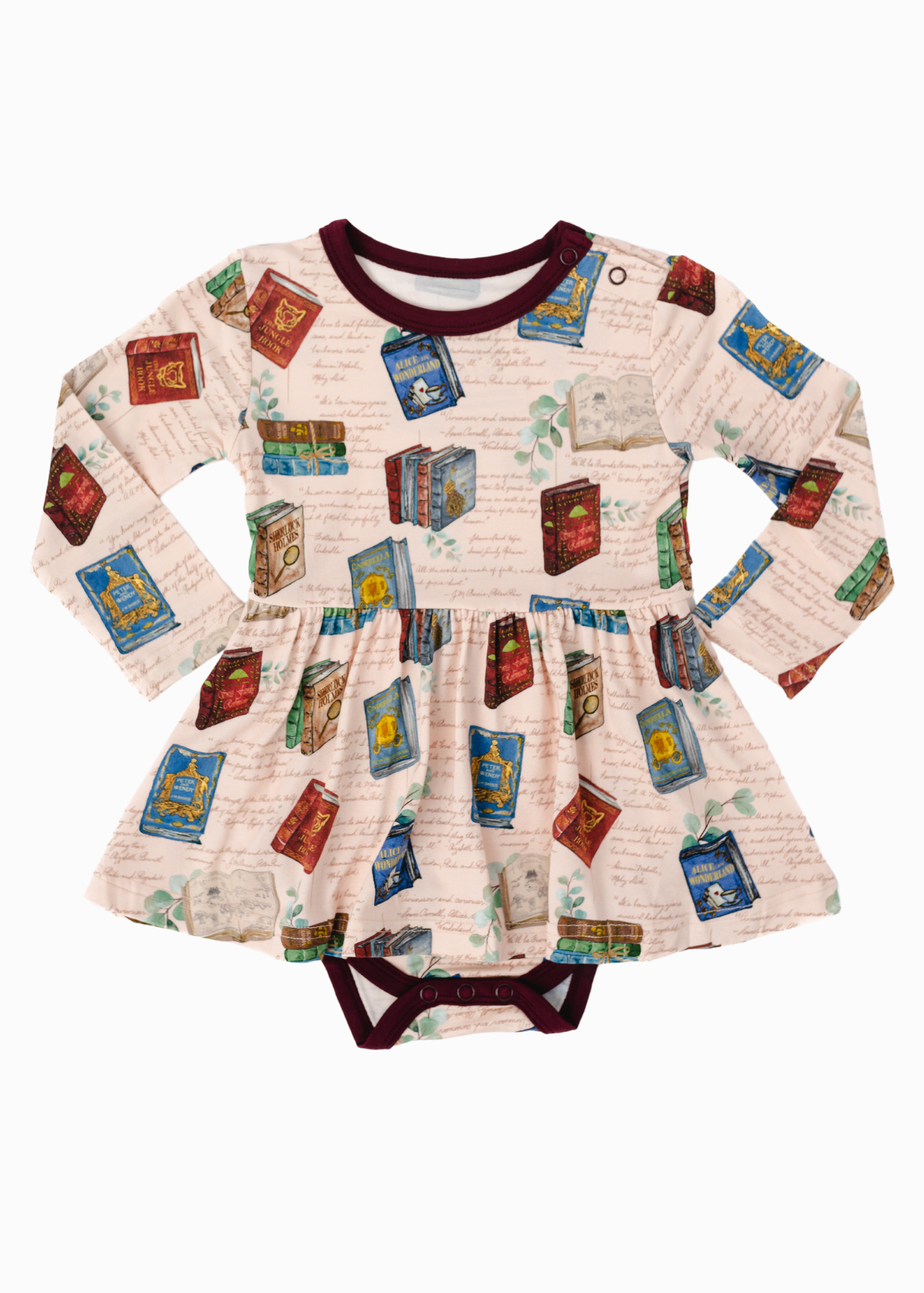 Classic Books Long Sleeve Baby Dress