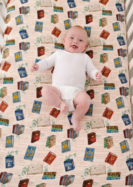 Classic Books Bamboo Crib Sheet