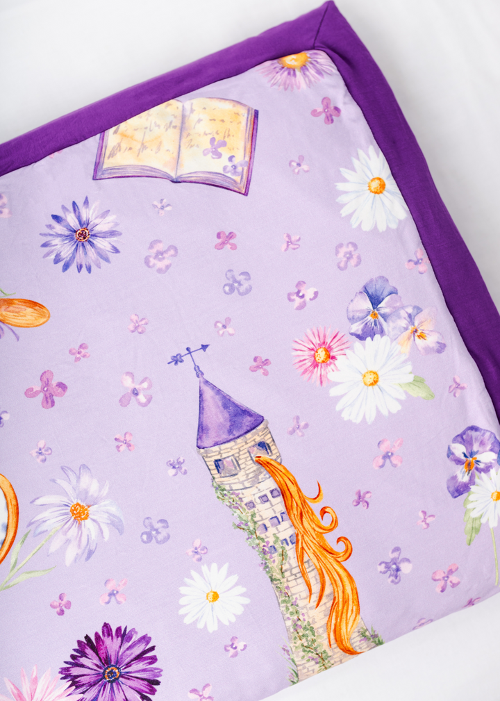 Rapunzel Large Quilted Bamboo Blanket