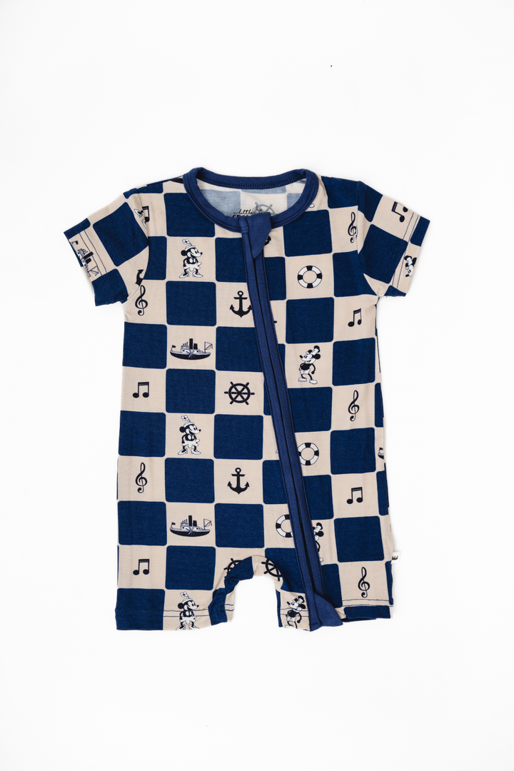 Steamboat Willie Shortie Romper