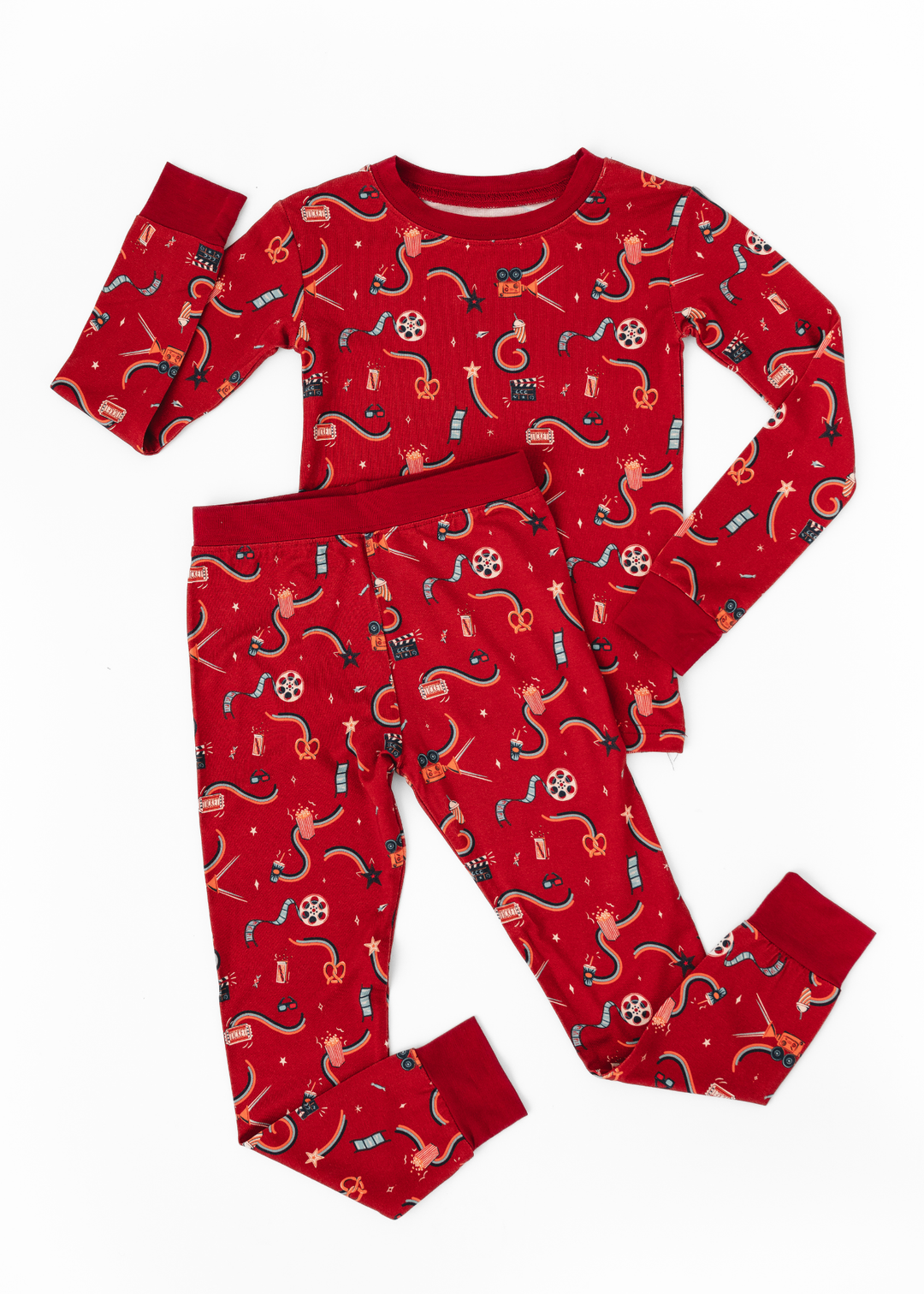 Movie Night Bamboo Kids Pajama Set
