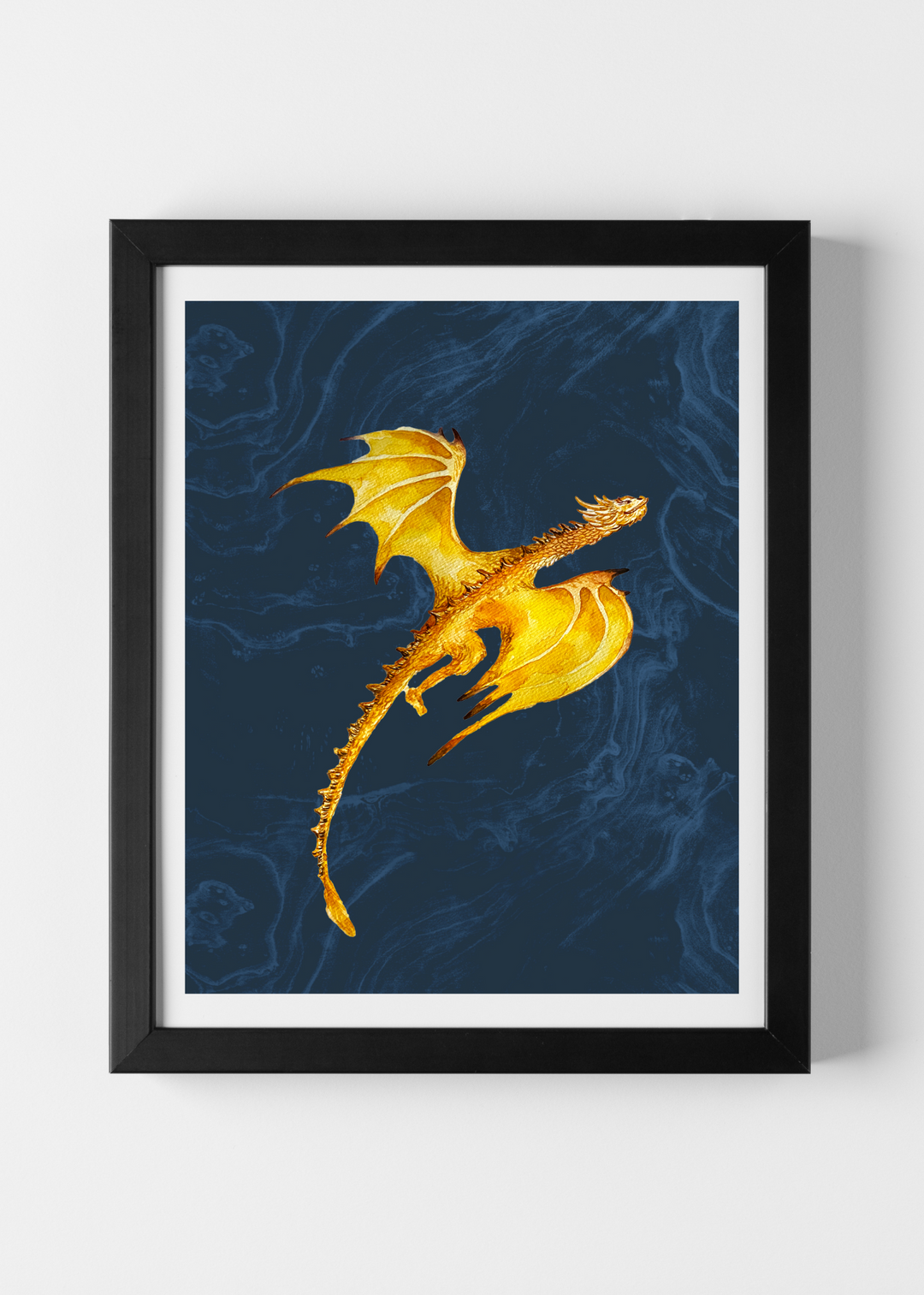 Dragon Flight Art Print Set of 4