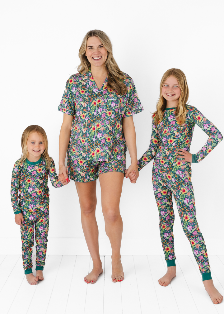 Ashley Floral Bamboo Pajama Set