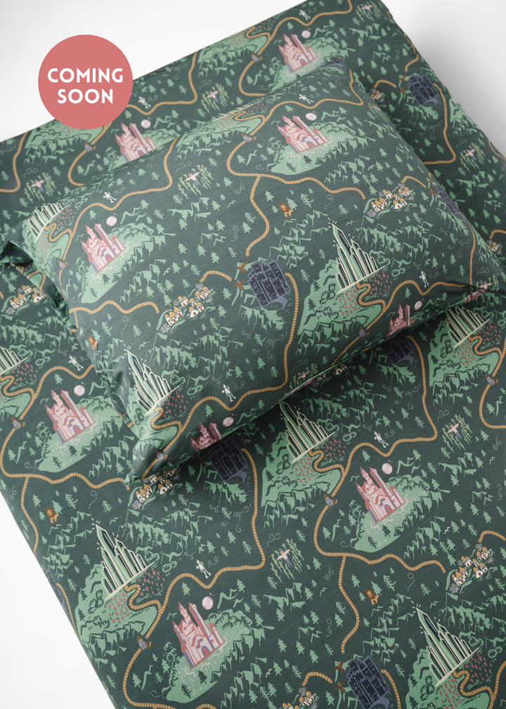 Emerald City Twin Fitted Sheet & Pillowcase