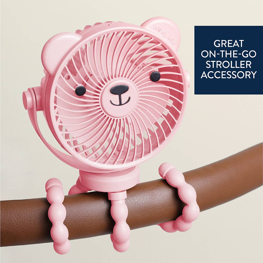 Itzy Breeze 3-Speed Stroller Fan™ Pink