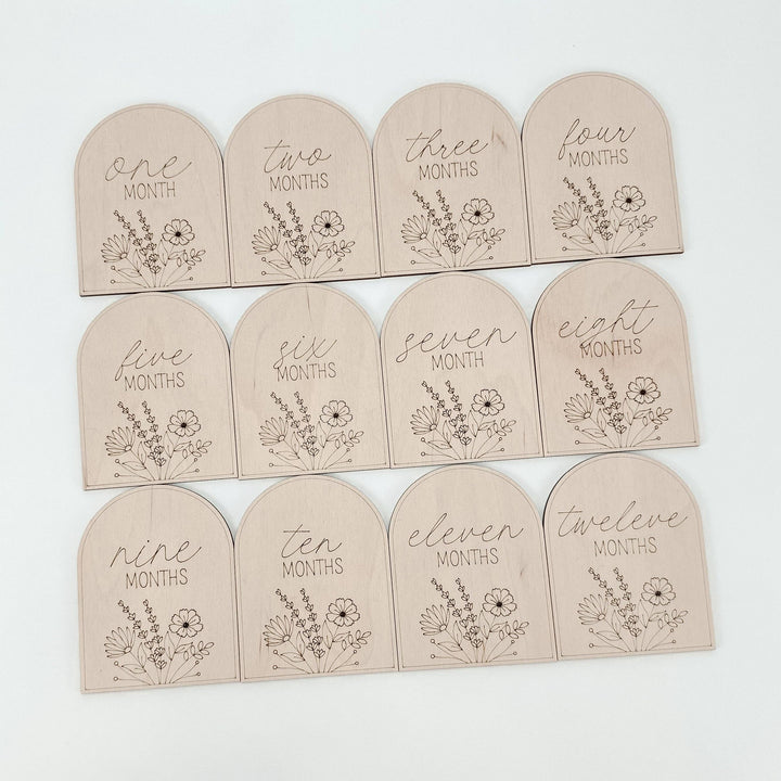 Wildflower Baby Monthly Markers