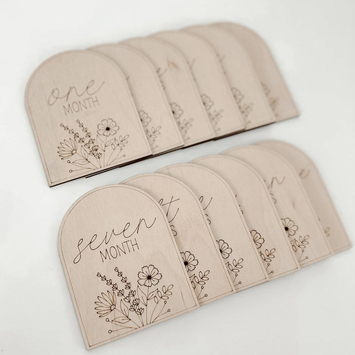 Wildflower Baby Monthly Markers