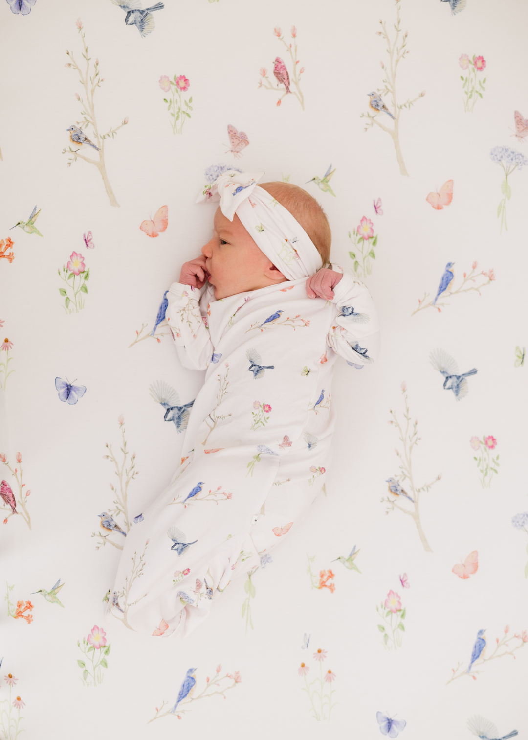 Willow Garden Bamboo Newborn Gown