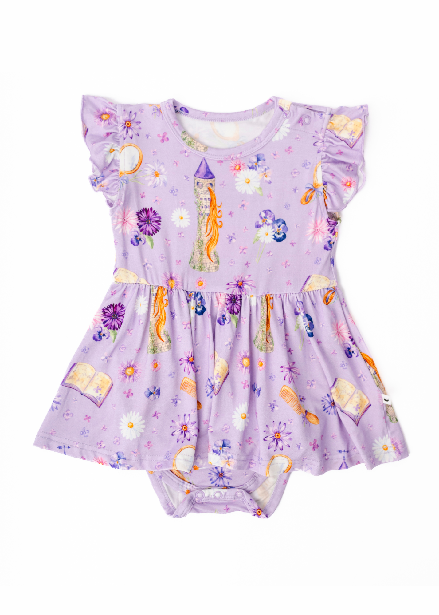 Rapunzel Baby Flutter Dress