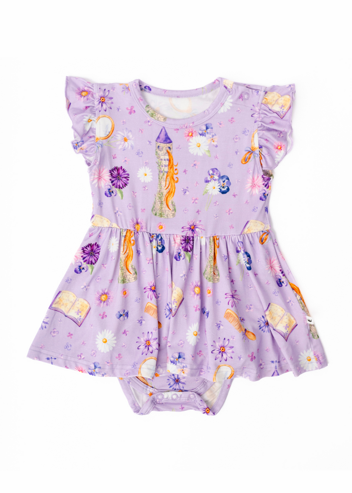 Rapunzel Baby Flutter Dress