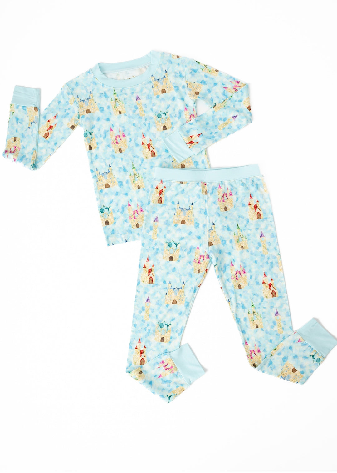 Castles Stained Glass Bamboo Pajama Set