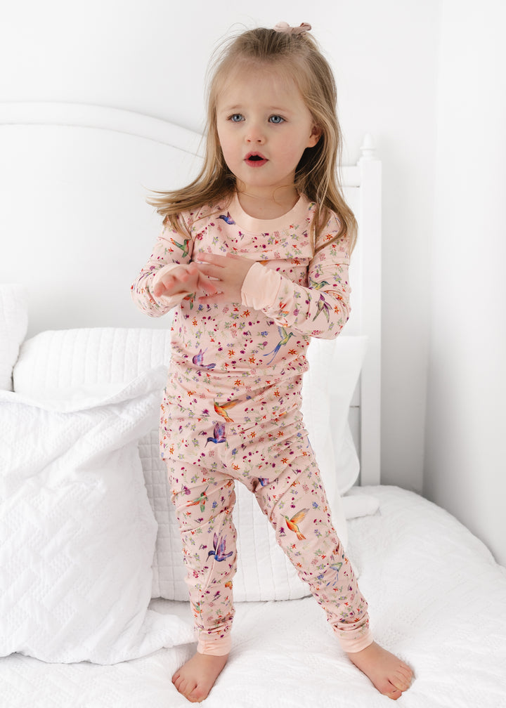 Hummingbirds Bamboo Pajama Set