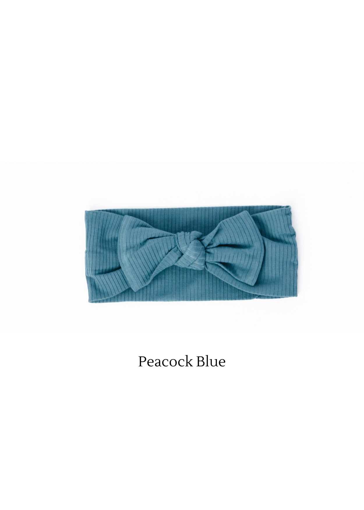 Ribbed Solid Color Bows