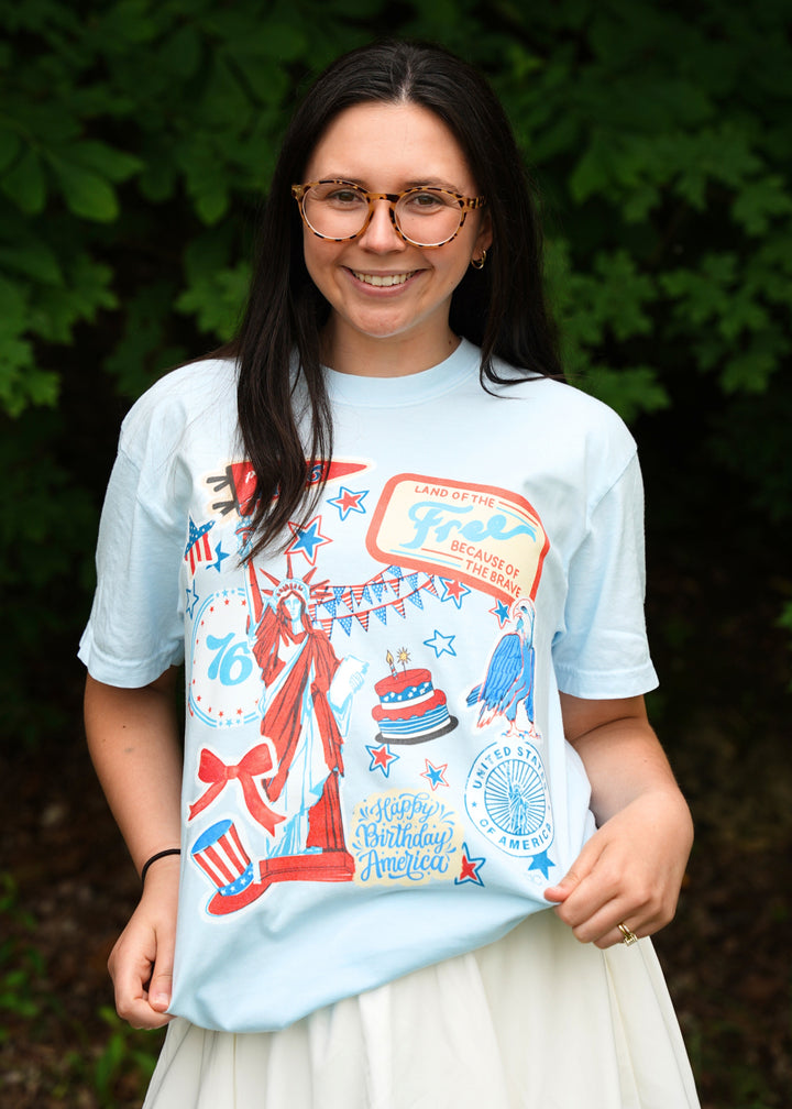 Celebrate USA Women's Graphic Tee