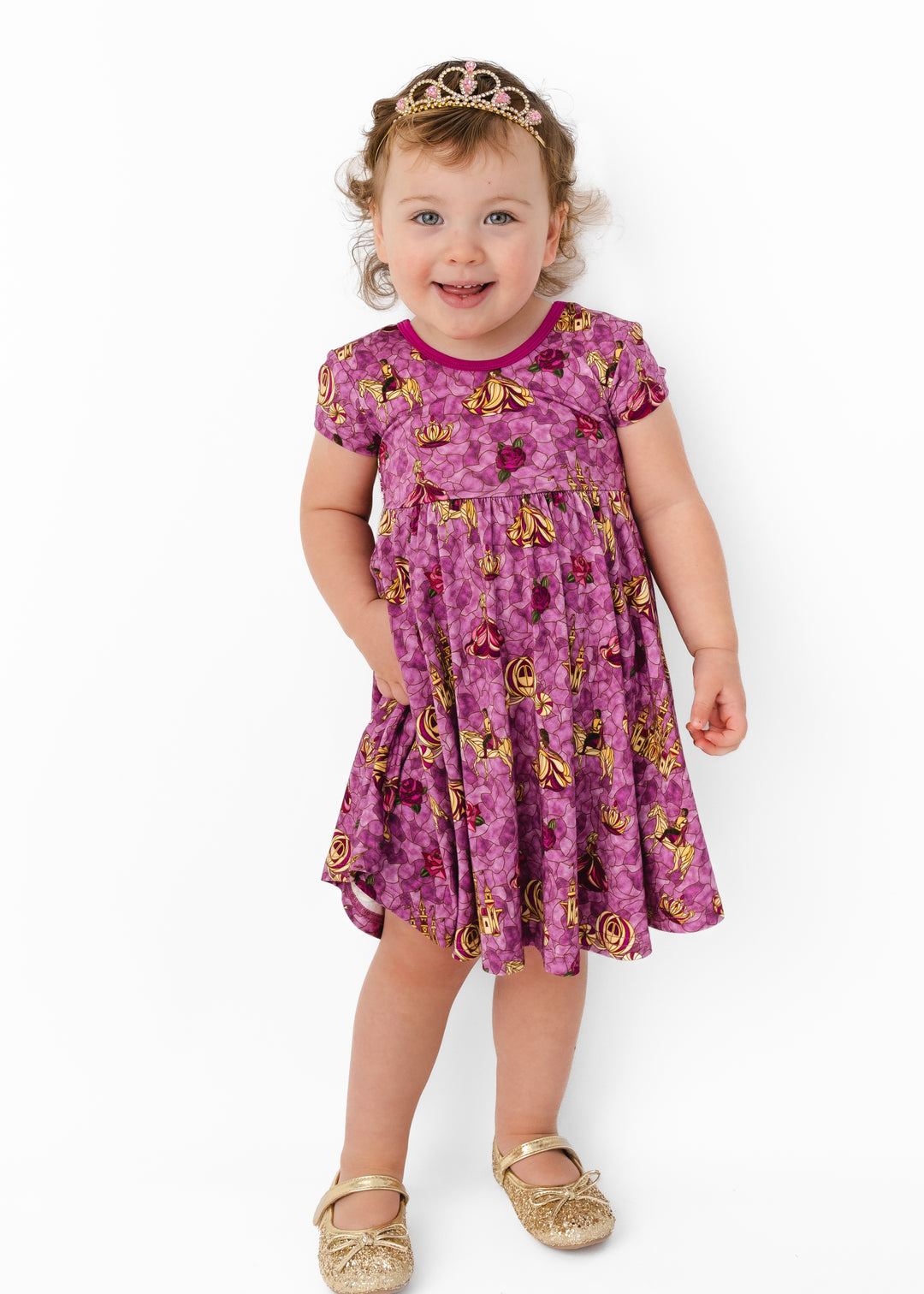 Royal Stained Glass Twirl Dress