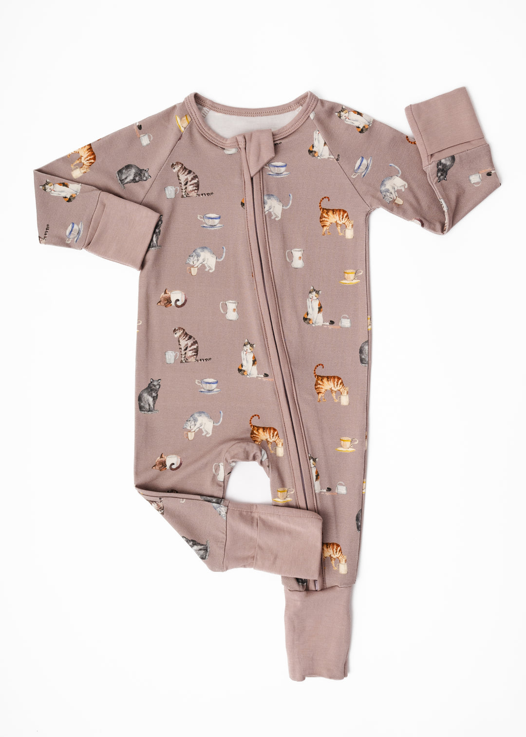 Cats and Coffee Bamboo Sleeper