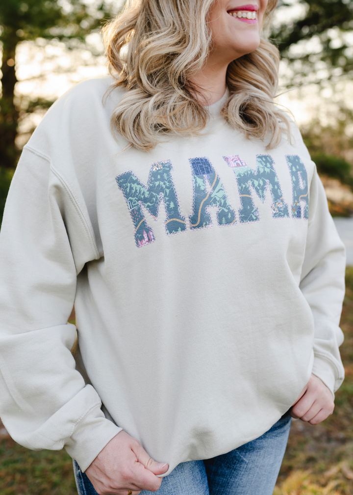 MAMA Crewneck Sweatshirt - Emerald City