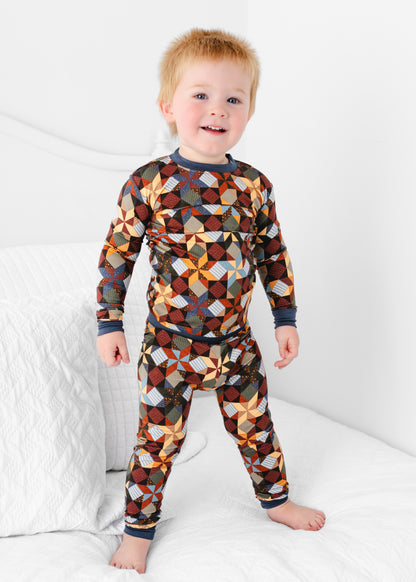 Autumn Patchwork Bamboo Jammies