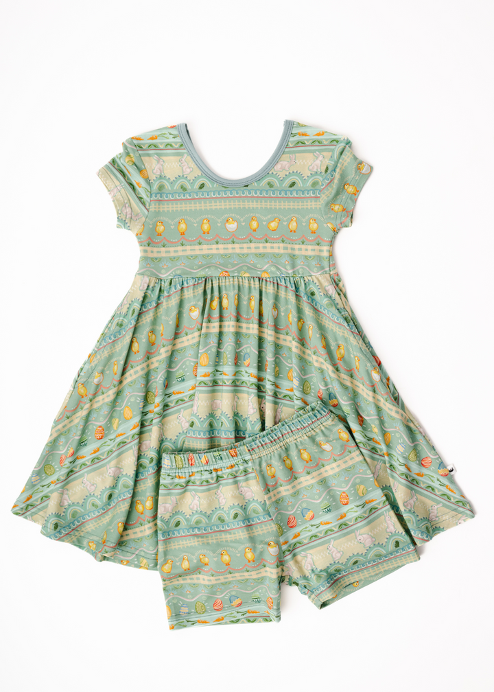 Classic Easter Bamboo Twirl Dress