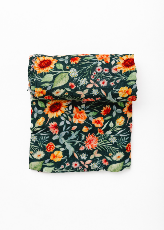 Flower Fields Swaddle Blanket