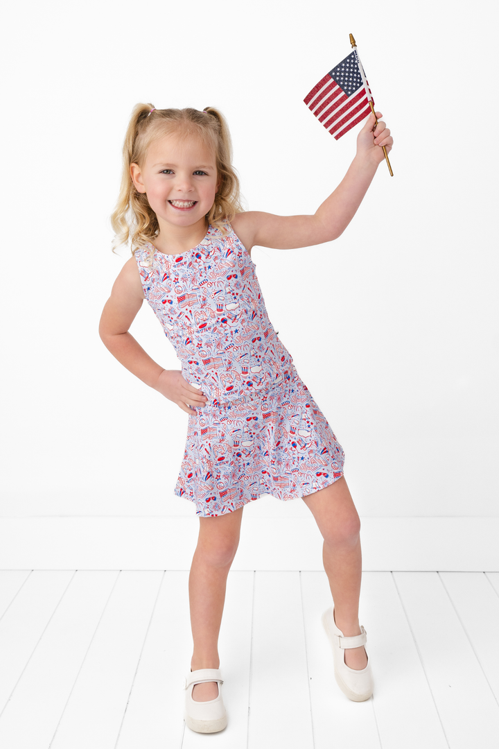 Celebrate USA Girls Activewear Set