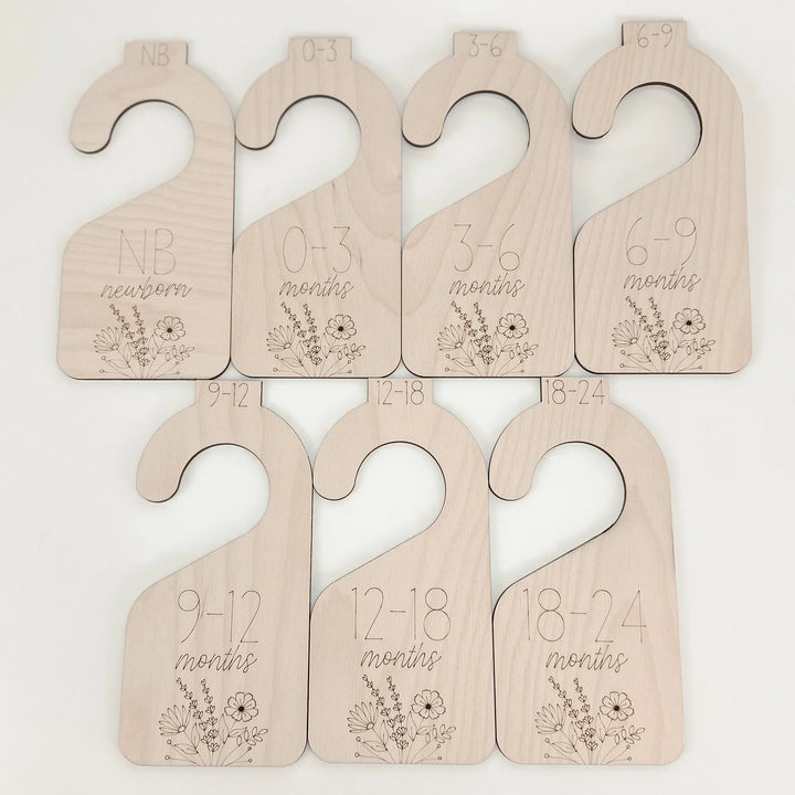 Baby Nursery Wooden Closet Dividers