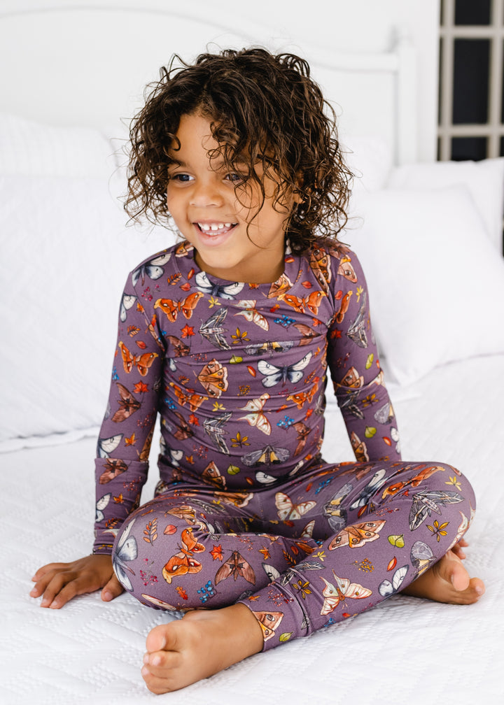 The Moths Plum Pajama Set