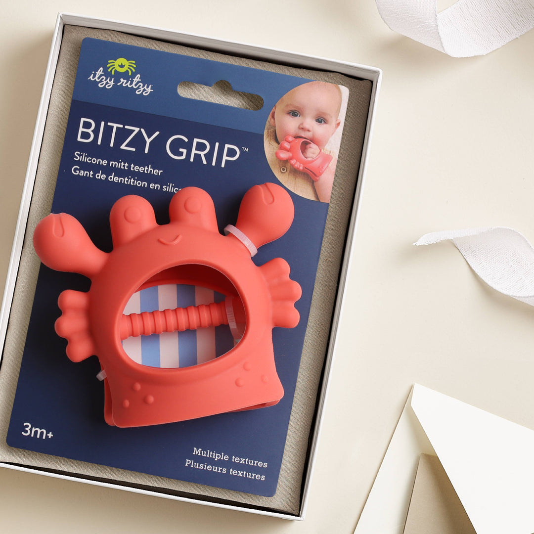 Crab Bitzy Grip™ Teething Toy