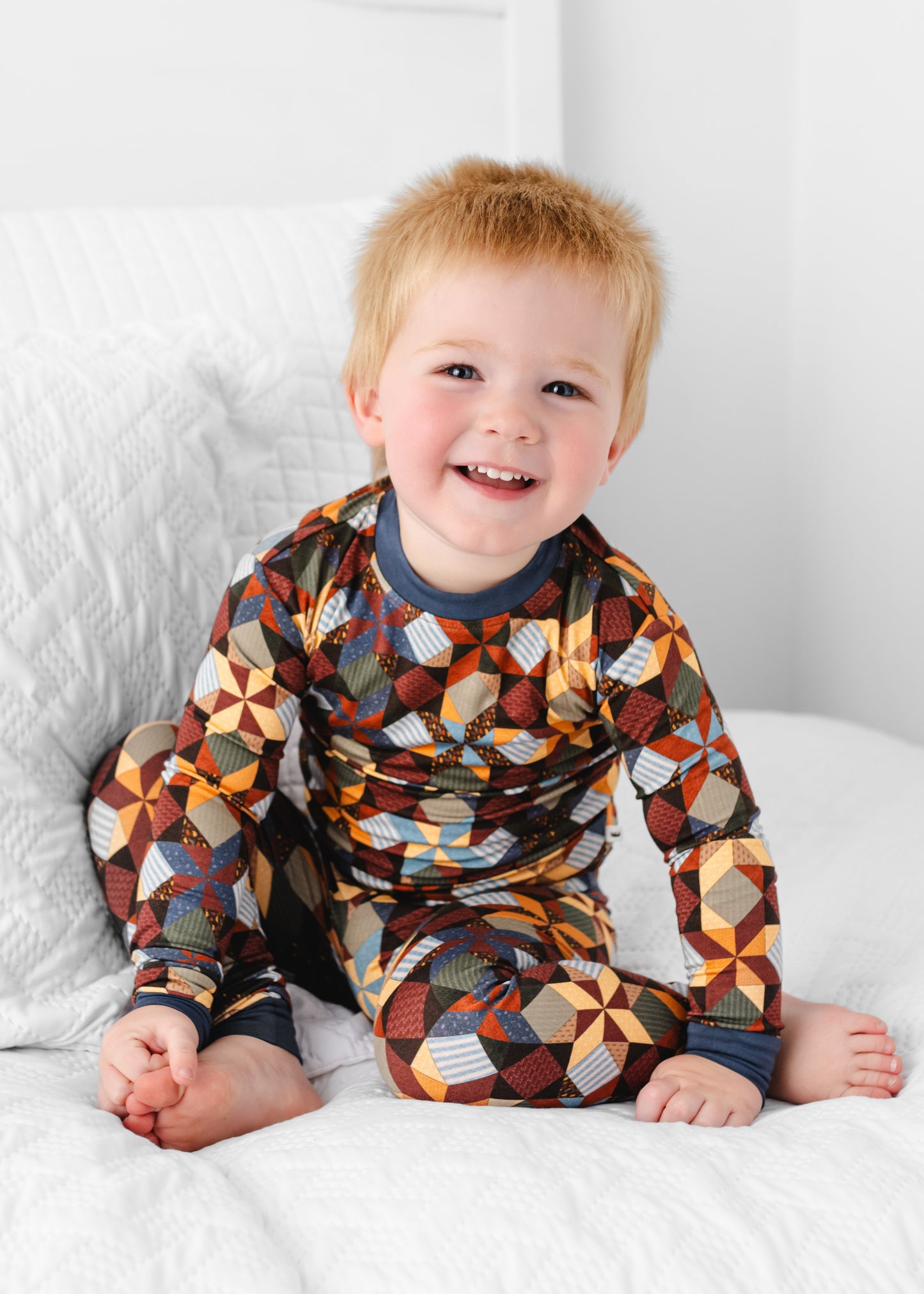 Autumn Patchwork Bamboo Jammies