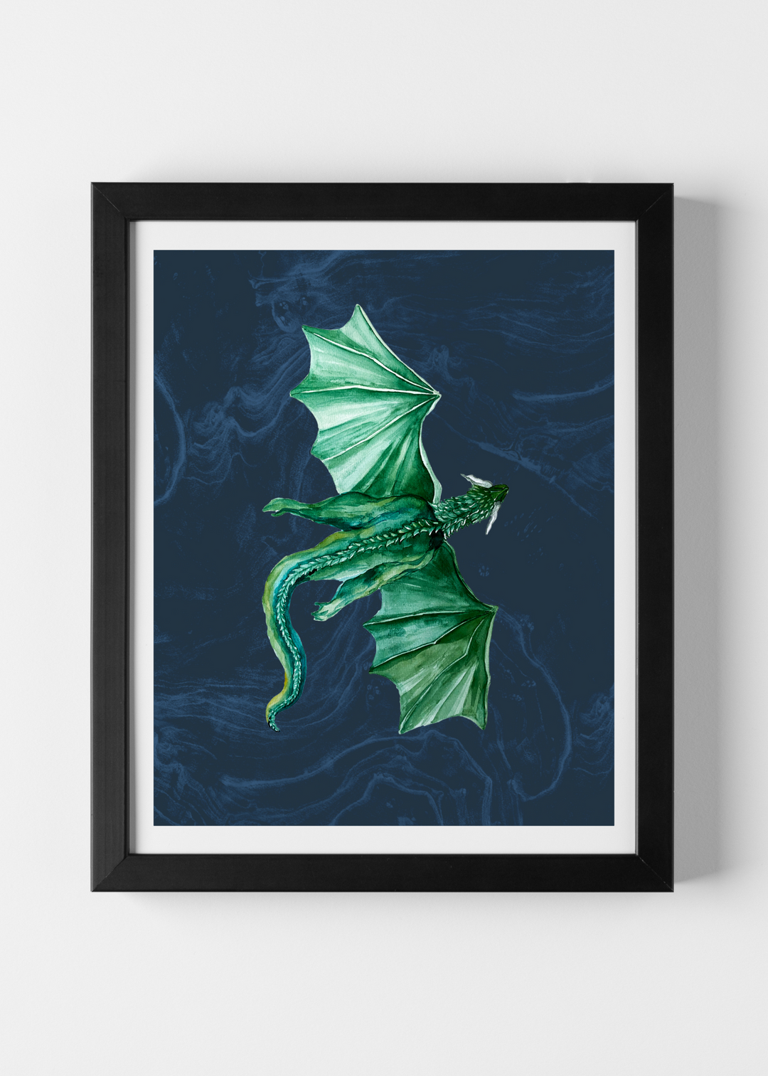 Dragon Flight Art Print Set of 4