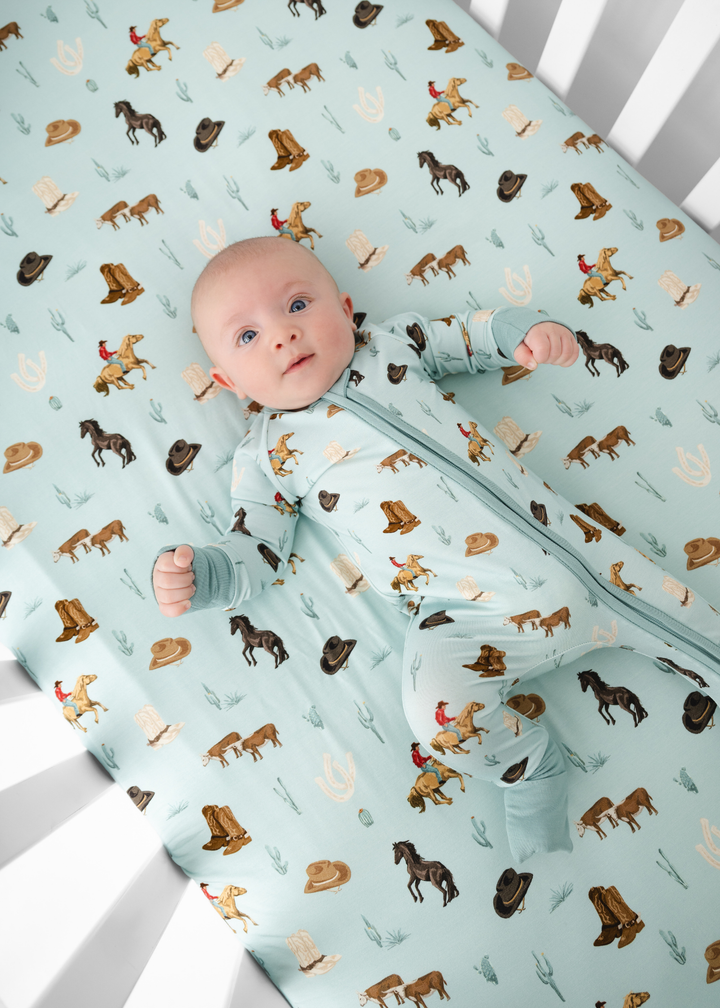 Western Bamboo Crib Sheet