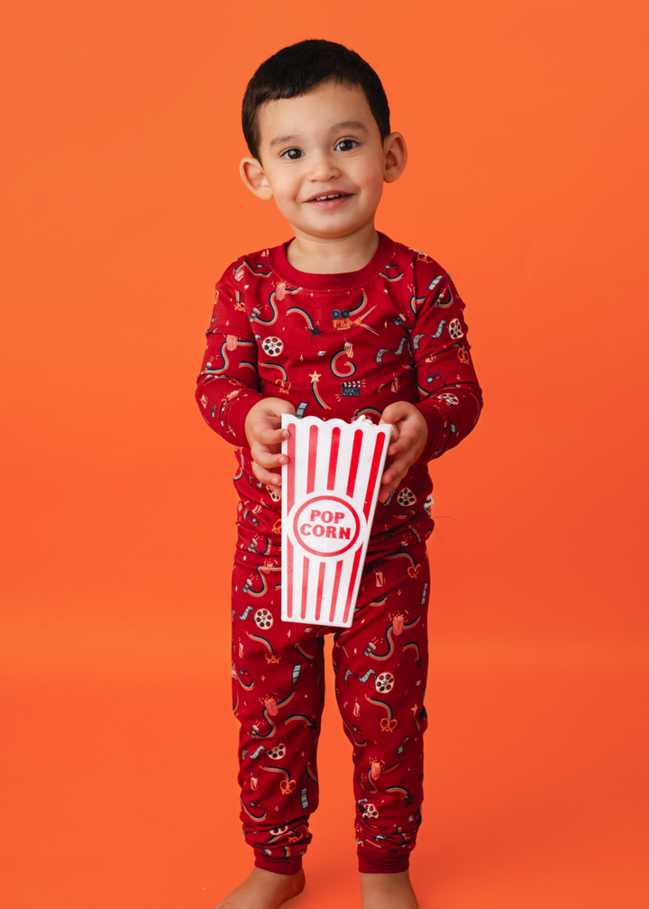 Movie Night Bamboo Kids Pajama Set