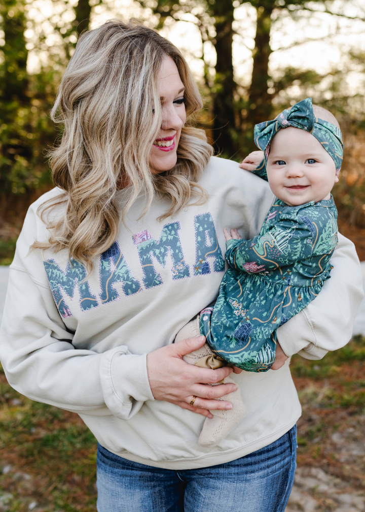 MAMA Crewneck Sweatshirt - Emerald City