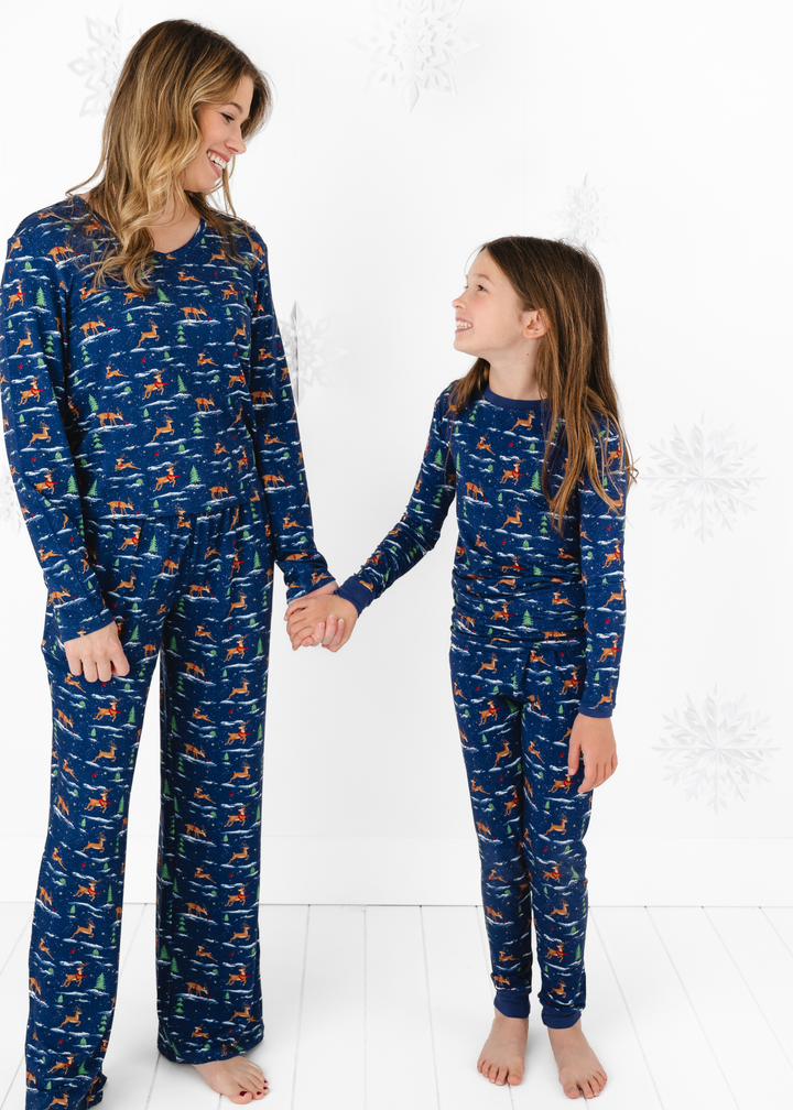 *PREORDER" Reindeer Christmas Women's Cozy Pajama Set