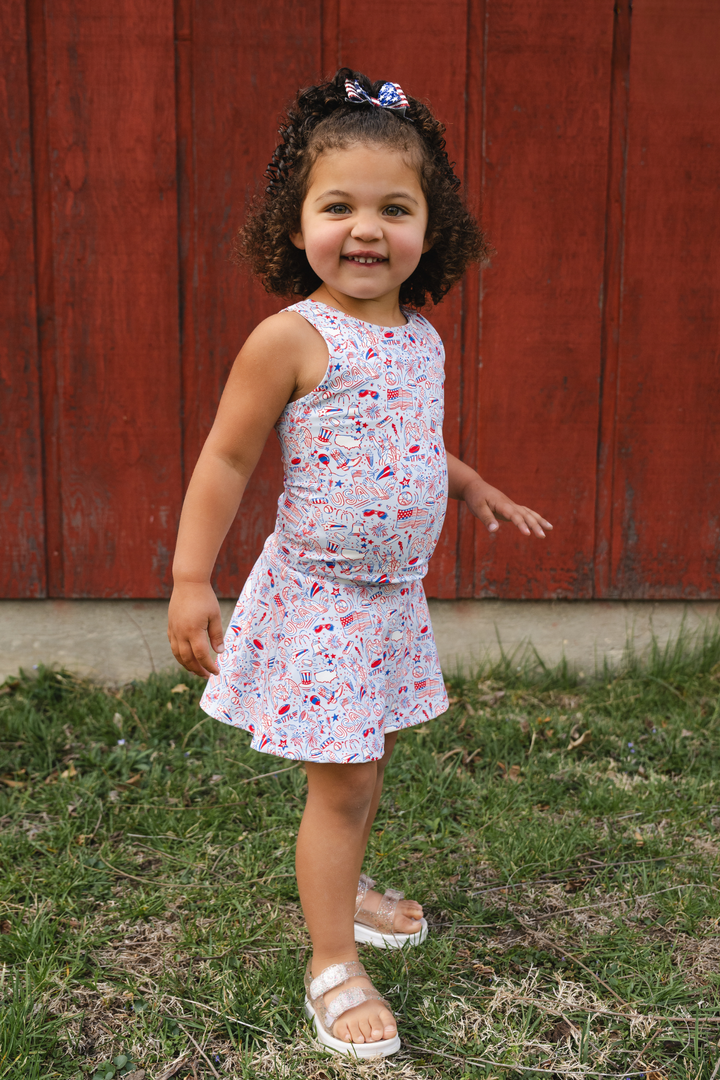 Celebrate USA Girls Activewear Set