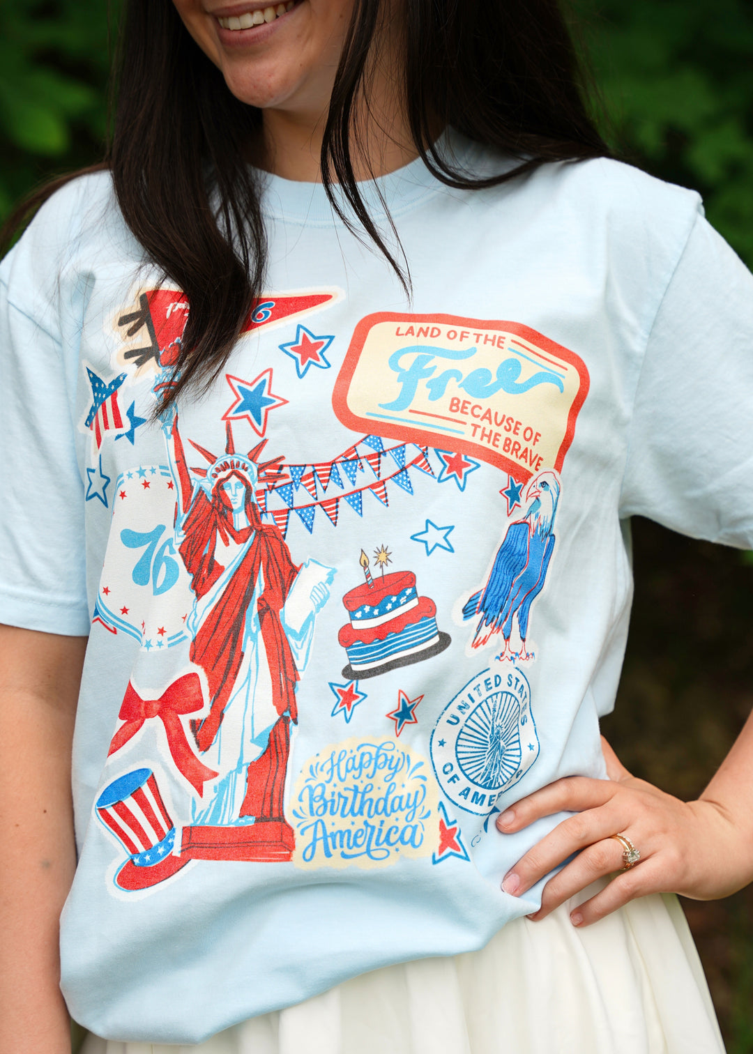 Celebrate USA Women's Graphic Tee