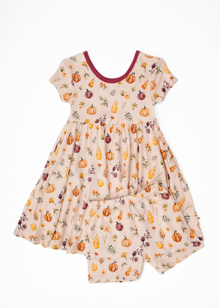Pretty Pumpkins Bamboo Twirl Dress