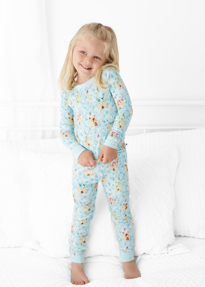 Castles Stained Glass Bamboo Pajama Set