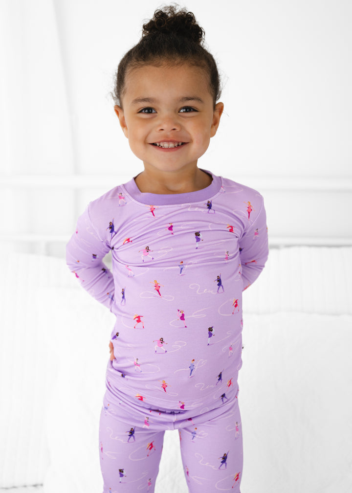Ice Skating Bamboo Pajama Set