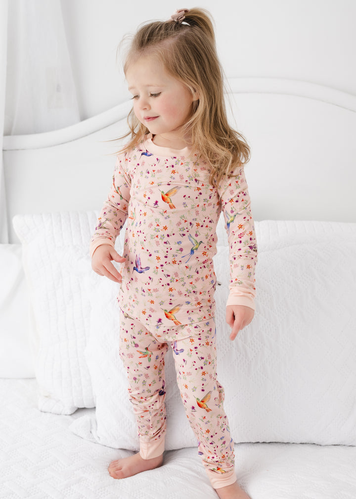 Hummingbirds Bamboo Pajama Set