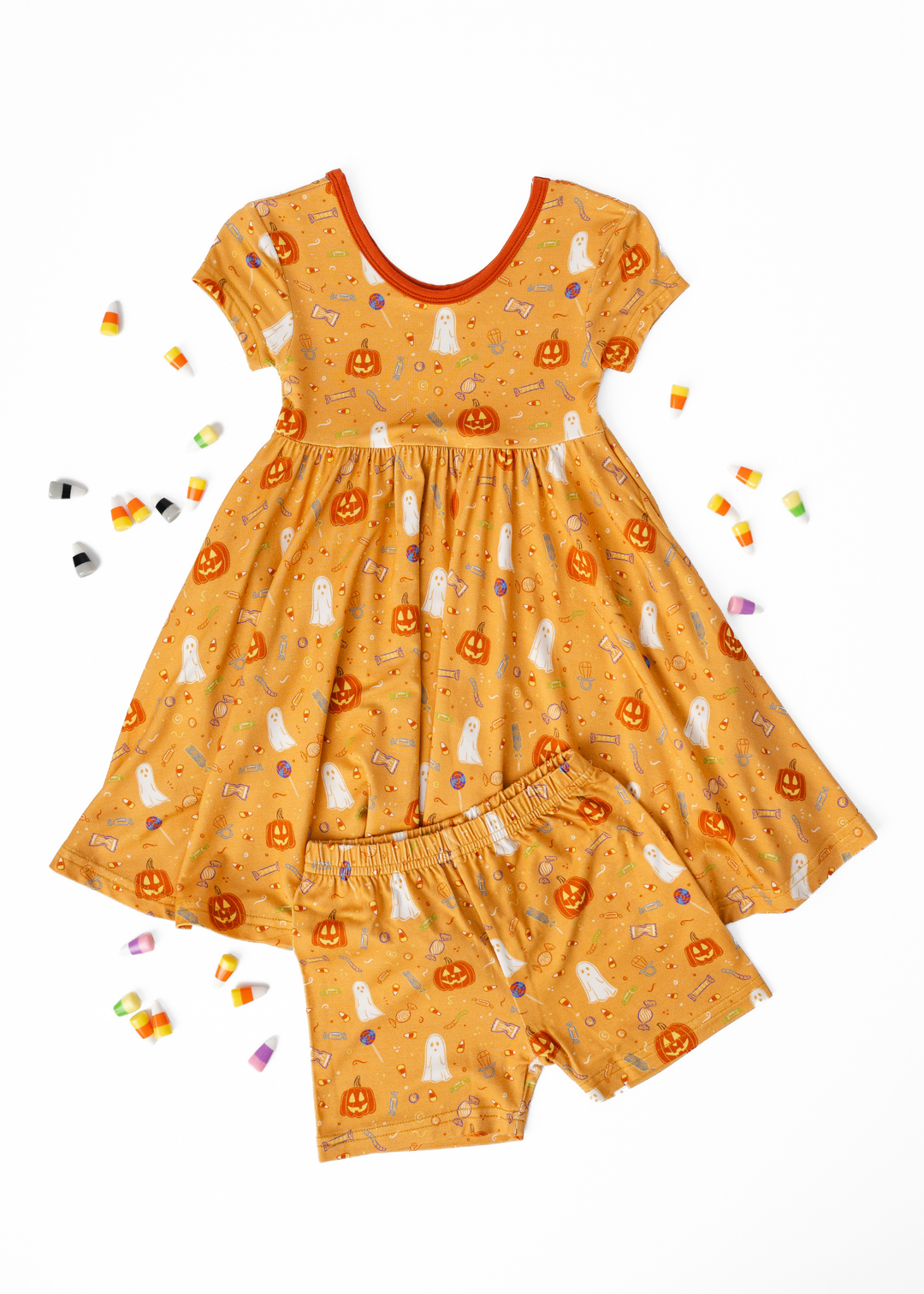 Trick or Treat Bamboo Twirl Dress