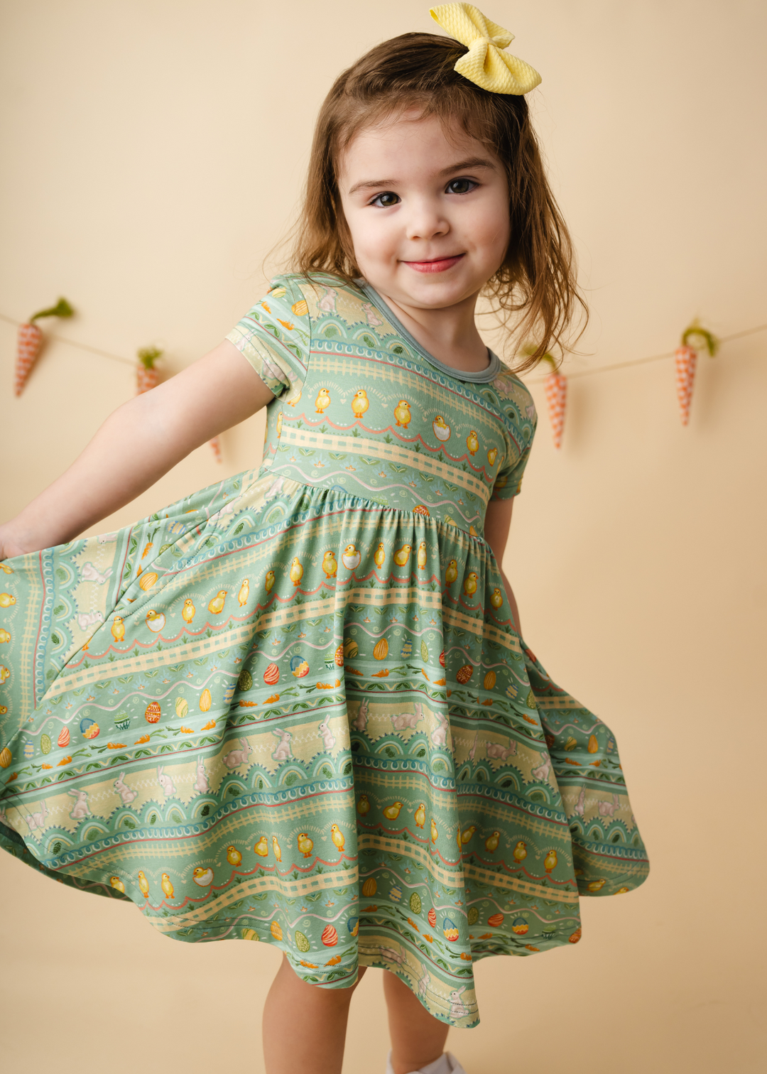 Classic Easter Bamboo Twirl Dress