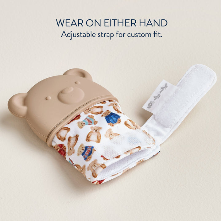 Teething Mitt Vintage bear Itzy Mitt®