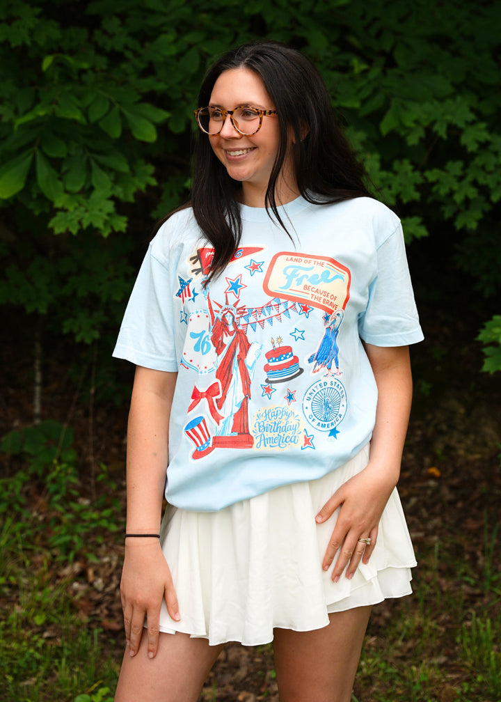 Celebrate USA Women's Graphic Tee