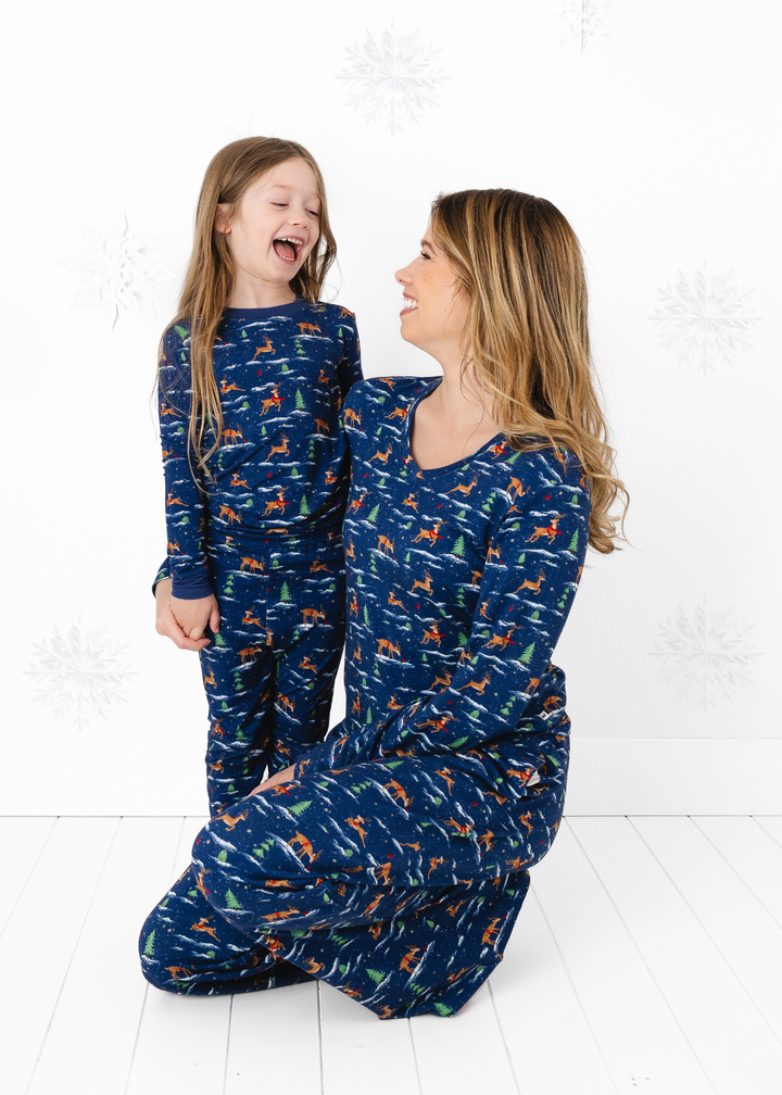 *PREORDER* Reindeer Christmas Bamboo Kids Jammies
