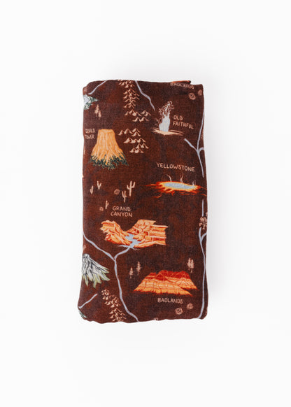 Roadtrip Swaddle Blanket